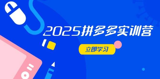 2025拼多多实训营：解锁运营秘籍，赋能电商人迅猛崛起-猴哥项目网
