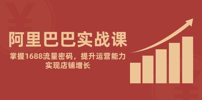 阿里巴巴实战课程揭秘：解锁1688流量密码，赋能运营升级，驱动店铺飞跃式增长-猴哥项目网