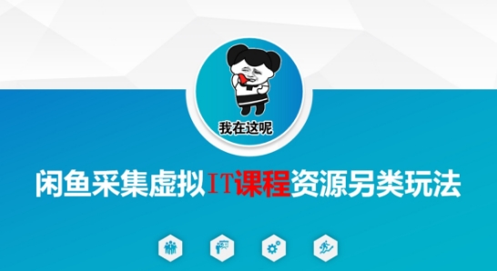 闲鱼采集虚拟IT课程资源另类玩法，干货满满-猴哥项目网