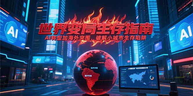 付费文章《世界变局生存指南，AI转型加海外突围，破解小城市生存陷阱》-猴哥项目网