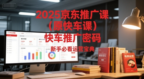 2025京东推广课(原快车课)解锁京东快车推广密码，新手必看运营宝典-猴哥项目网