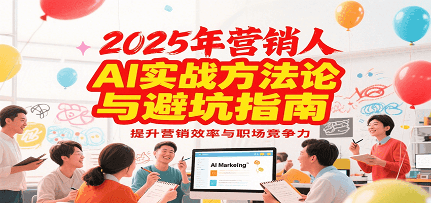 2025年营销实战方法论与避坑指南，利用AI提升营销效率与职场竞争力-猴哥项目网
