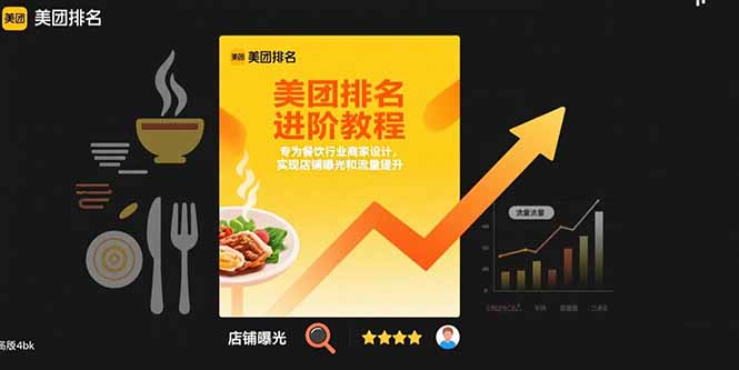 美团排名进阶教程：专为餐饮行业商家设计，实现店铺曝光和流量提升-猴哥项目网