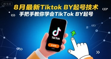 8月最新Tiktok搬运起号技术，手把手教你学会TikTok搬运起号-猴哥项目网