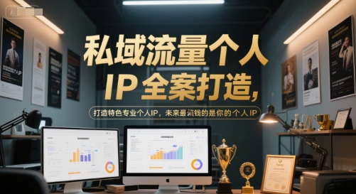 私域流量个人IP全案打造，打造特色专业个人IP，未来最值钱的是你的个人IP-猴哥项目网