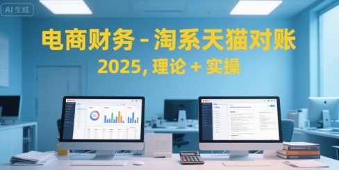 电商财务-淘系天猫对账2025，理论+实操-猴哥项目网