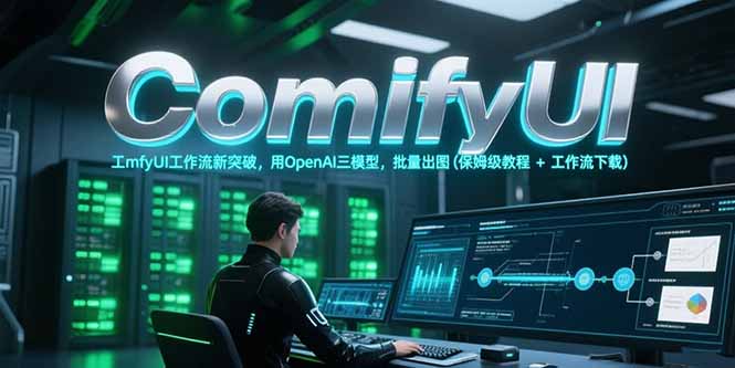 ComfyUI工作流新突破，用OpenAI三模型，批量出图(保姆级教程+工作流下载-猴哥项目网