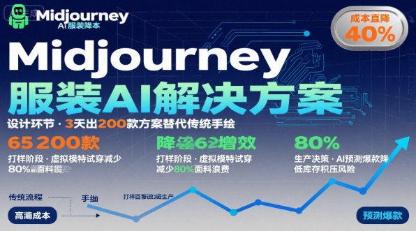 AI在服装领域的运用，使用midjourney做服装辅助企业降低成本-猴哥项目网