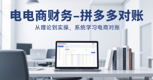 电商财务-拼多多对账，从理论到实操，系统学习电商对账-猴哥项目网