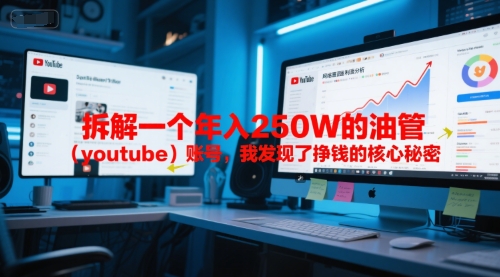 付费文章：拆解一个年入250W的油管(youtube)账号，我发现了挣钱的核心秘密-猴哥项目网