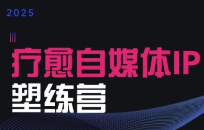 2025治愈自媒体IP训练营，专为疗愈领域从业者打造-猴哥项目网