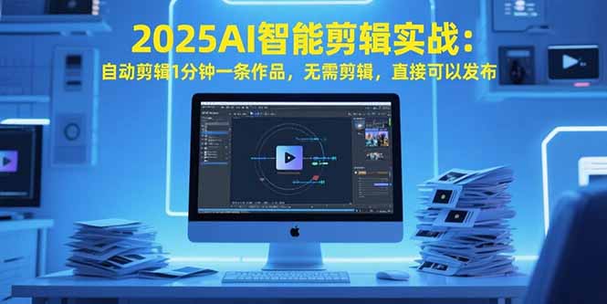 2025AI智能剪辑实战：自动剪辑1分钟一条作品，无需剪辑，直接可以发布-猴哥项目网