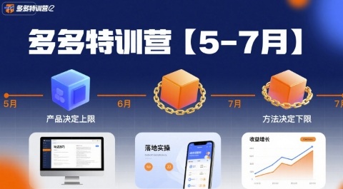 多多特训营【5-7月】产品决定上限，方法决定下限，各种玩法技巧落地实操-猴哥项目网