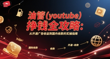 油管(youtube)挣钱全攻略：从开通广告收益到国内收款的实操指南-猴哥项目网
