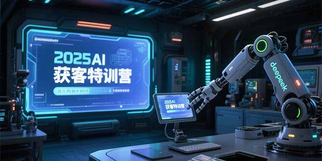 2025AI获客特训营，AI图文视频全制作，deepseek工具实操教学-猴哥项目网